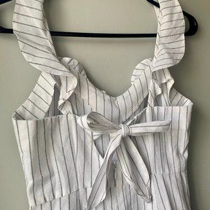 Girly Stripped Summer Jumpsuit